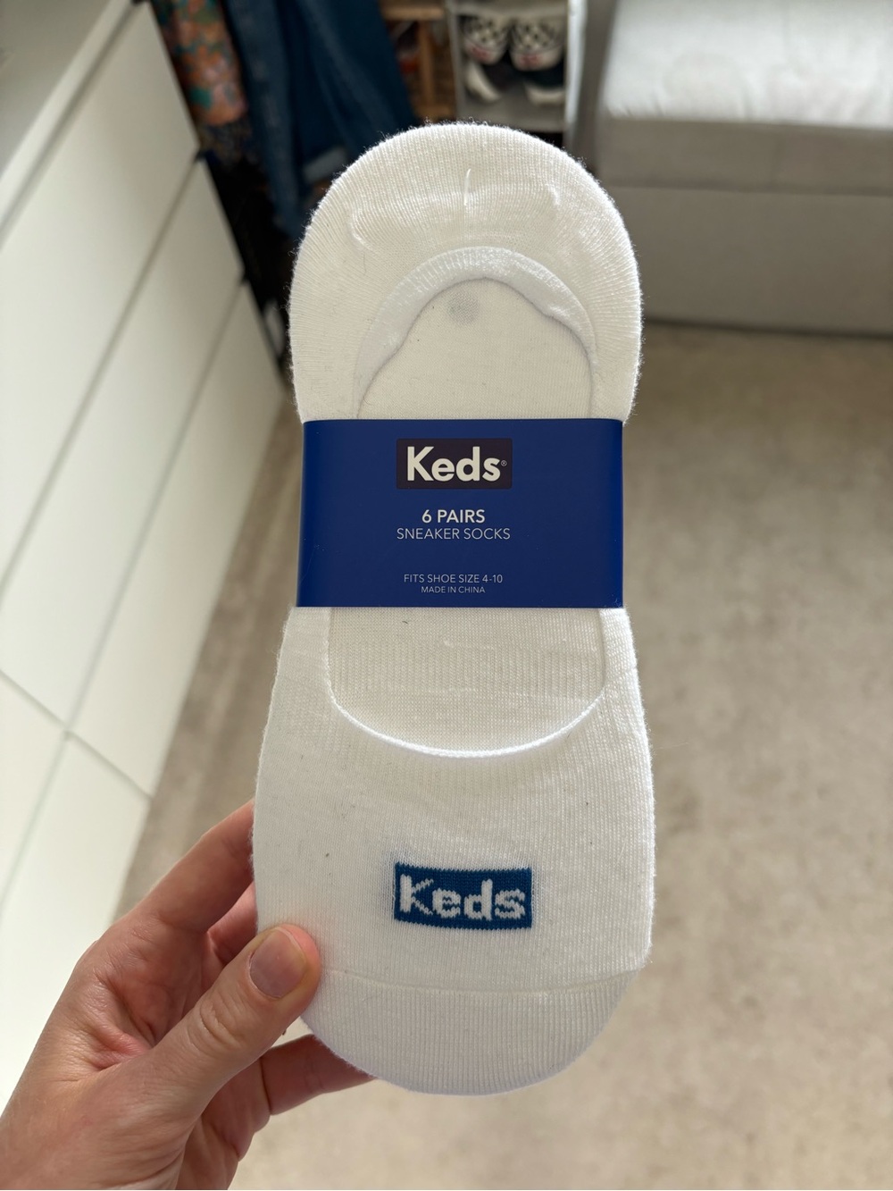 Keds White No-Show Sneaker Socks